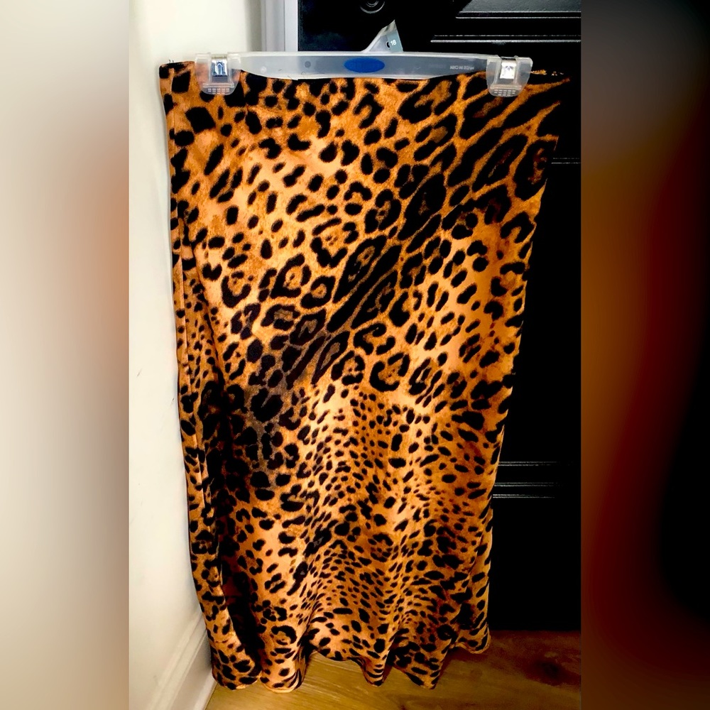 Animal print skirt